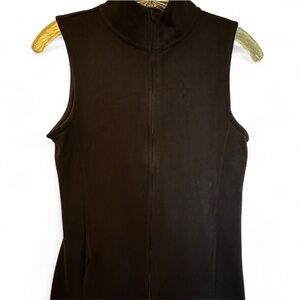 Cuddl Duds Black fleece vest size small